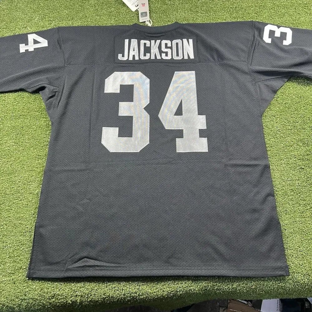 Bo Jackson 1990 LA Los Angeles Raiders Mitchell & Ness Jersey Size 2XL